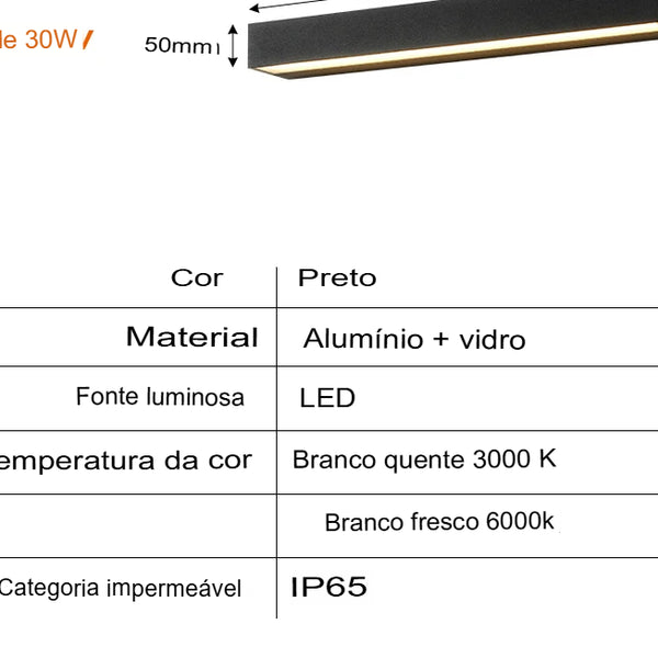 Arandela LED Externa Iluminação Moderna e Resistente - Lumecasa