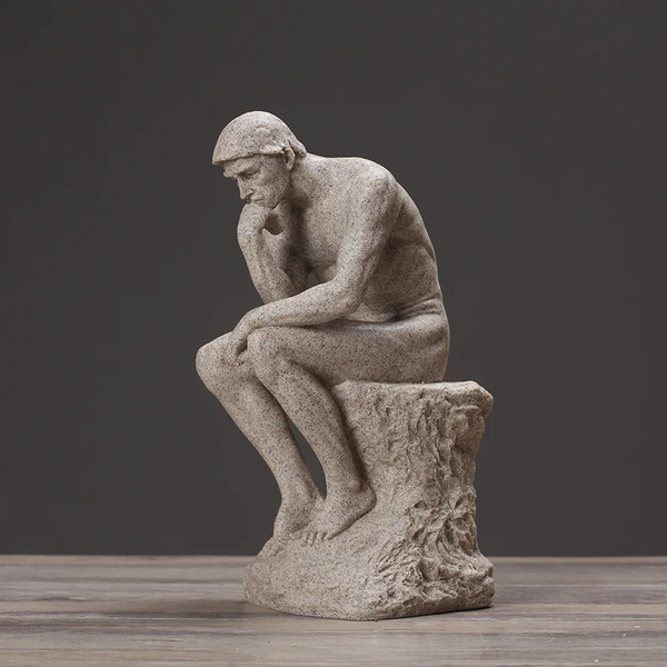 Escultura "O Pensador" de Augusto Rodin Reflexão e Sofisticação  - Lumecasa