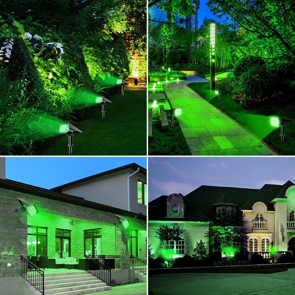 Refletor Solar LED Verde Iluminação Sustentável para Áreas Externas - Lumecasa