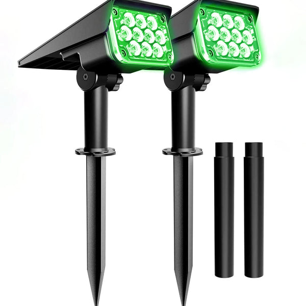 Refletor Solar LED Verde Iluminação Sustentável para Áreas Externas - Lumecasa