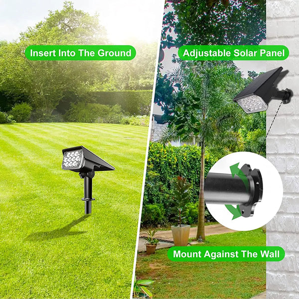 Refletor Solar LED Verde Iluminação Sustentável para Áreas Externas - Lumecasa