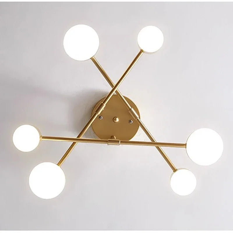 Lustre de 6 Cabeças Industrial – Lumecasa