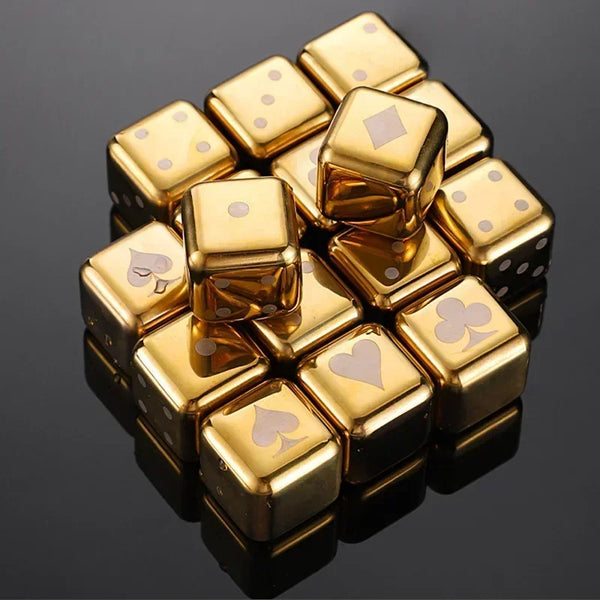 Cubos de Gelo de Aço Inoxidável Reutilizáveis sem Diluir o Sabor - Lumecasa