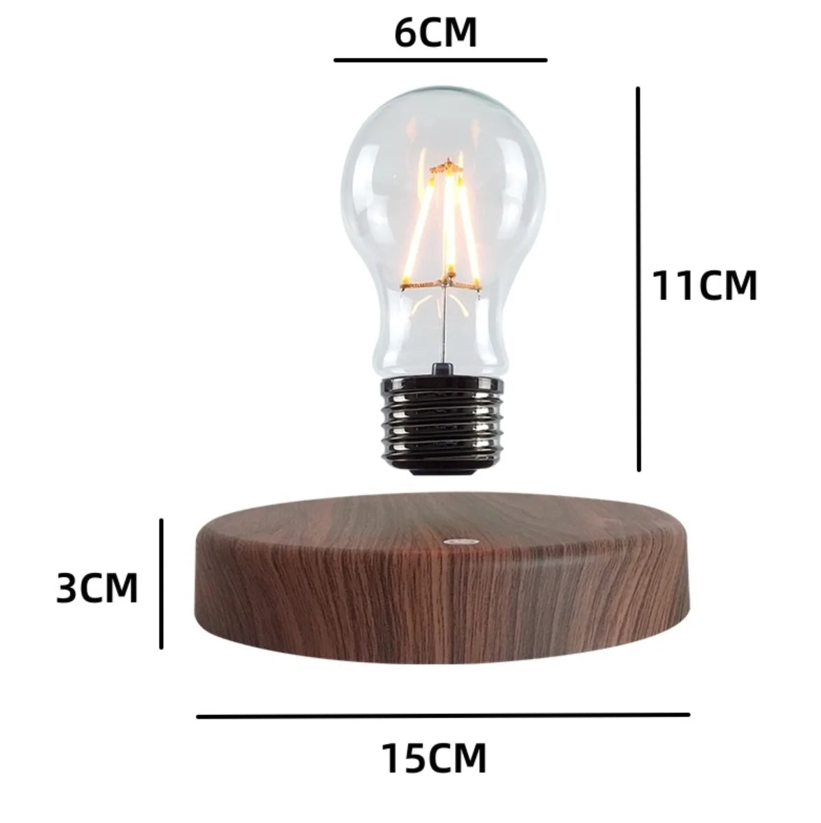 Luminária "Ideia" com Levitação Magnética Design Inovador - Lumecasa