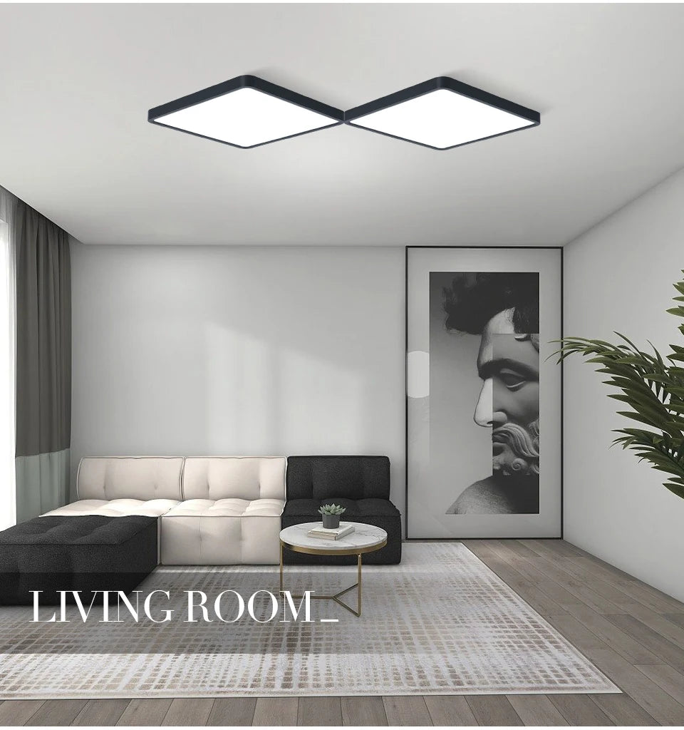 Luminária de Teto LED Ultrafina - Lumecasa