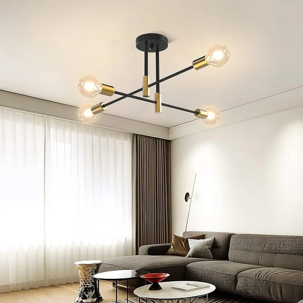 Lustre Spider LED Moderno – Lumecasa
