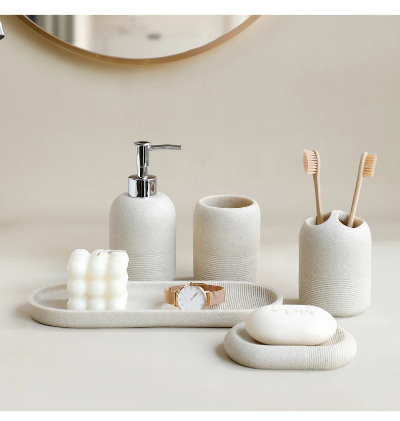 Kit de Acessórios para Banheiro 5 Peças - Lumecasa