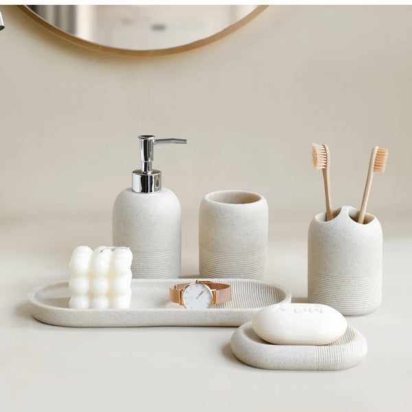 Kit de Acessórios para Banheiro 5 Peças - Lumecasa