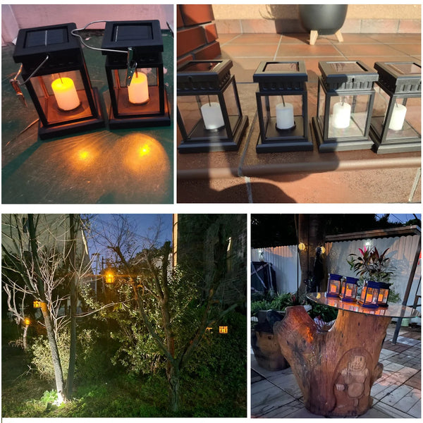 Lanterna Solar Retrô Iluminação Decorativa para Áreas Externas - Lumecasa