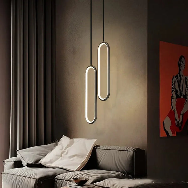 Pendente Oval Minimalista – Lumecasa