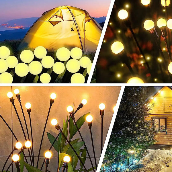 Luzes Solares Firefly Iluminação Mágica para Jardim - Lumecasa