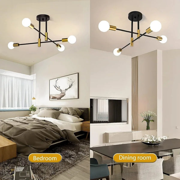 Lustre Spider LED Moderno – Lumecasa