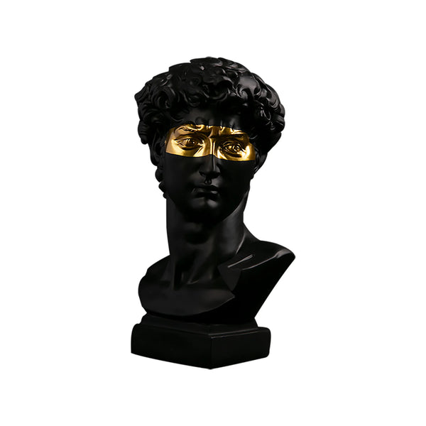 Escultura Cabeça de David Arte Clássica com Toque Moderno - Lumecasa