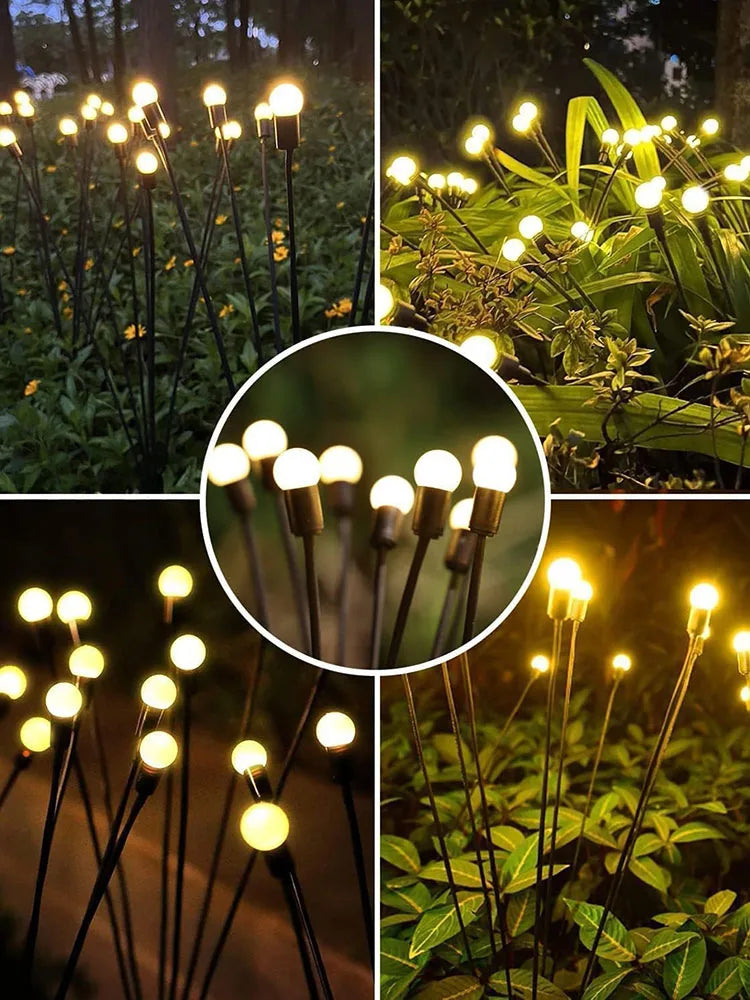 Luzes Solares Firefly Iluminação Mágica para Jardim - Lumecasa
