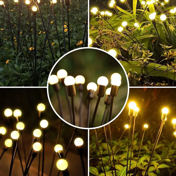 Luzes Solares Firefly Iluminação Mágica para Jardim - Lumecasa