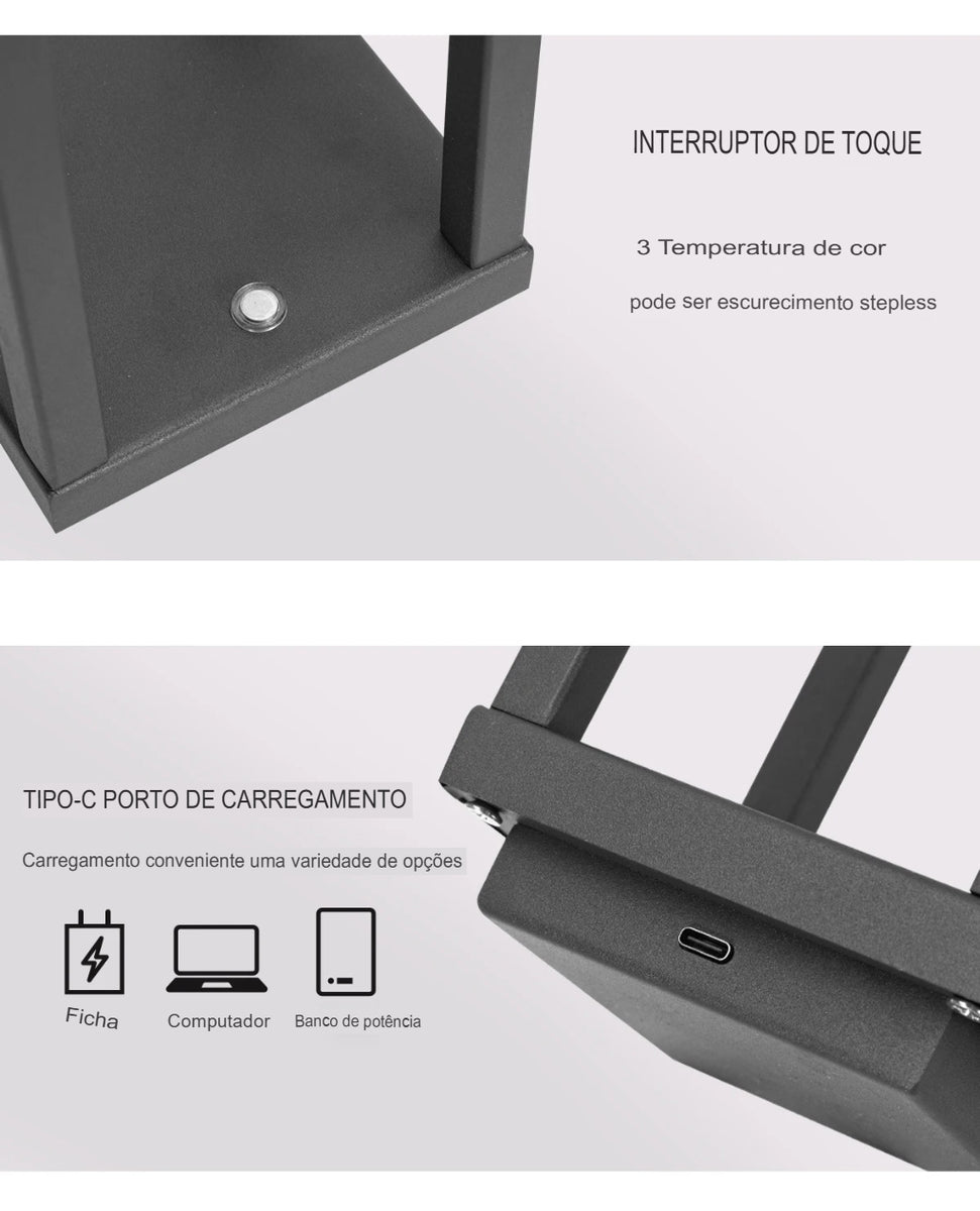 Luminária Minimalista com design moderno - Lumecasa