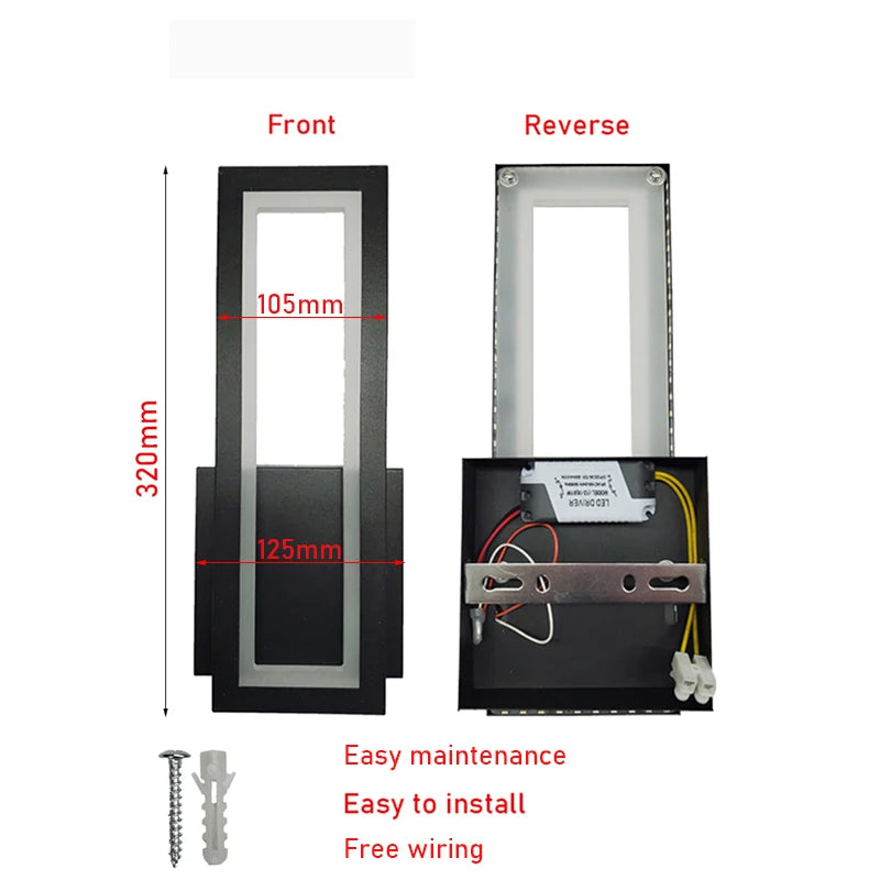 Arandela LED Minimalista Iluminação Moderna - Lumecasa