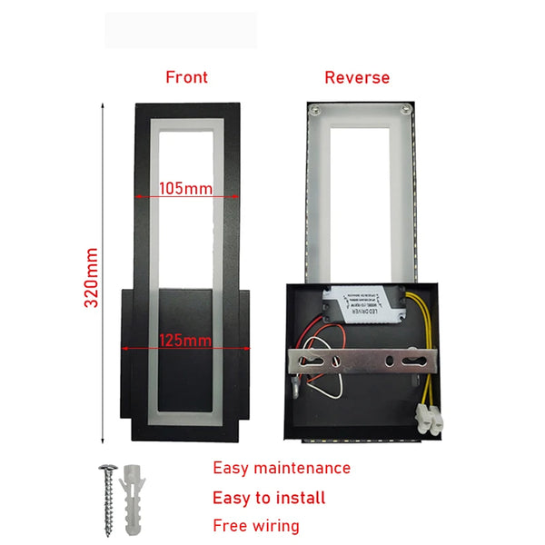 Arandela LED Minimalista Iluminação Moderna - Lumecasa