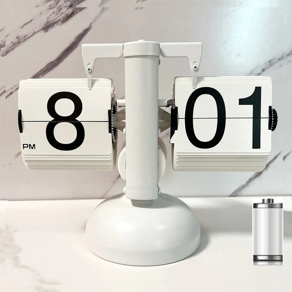 Relógio Flip Clock com Virada Automática de Páginas – Lumecasa