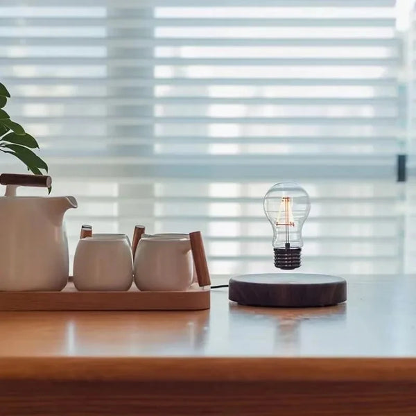 Luminária "Ideia" com Levitação Magnética Design Inovador - Lumecasa