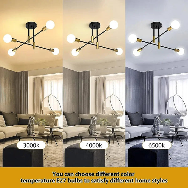 Lustre Spider LED Moderno – Lumecasa