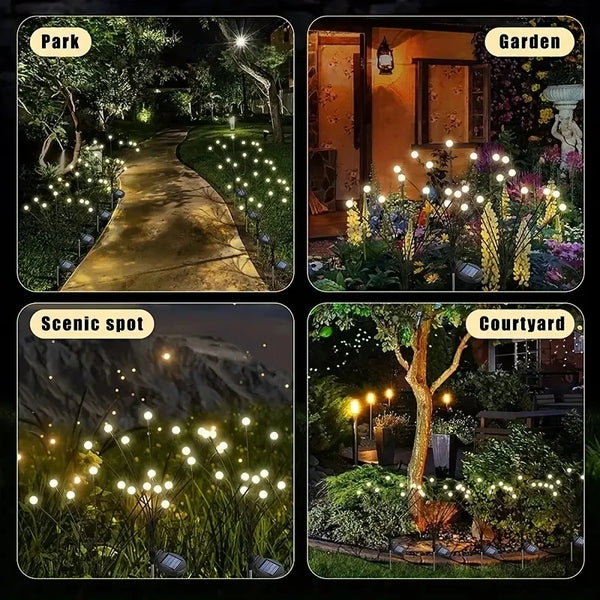 Luzes Solares Firefly Iluminação Mágica para Jardim - Lumecasa