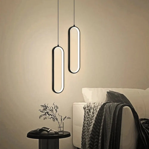 Pendente Oval Minimalista – Lumecasa